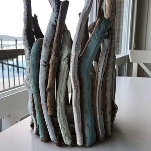Beach Decor Driftwood Candle Holder
